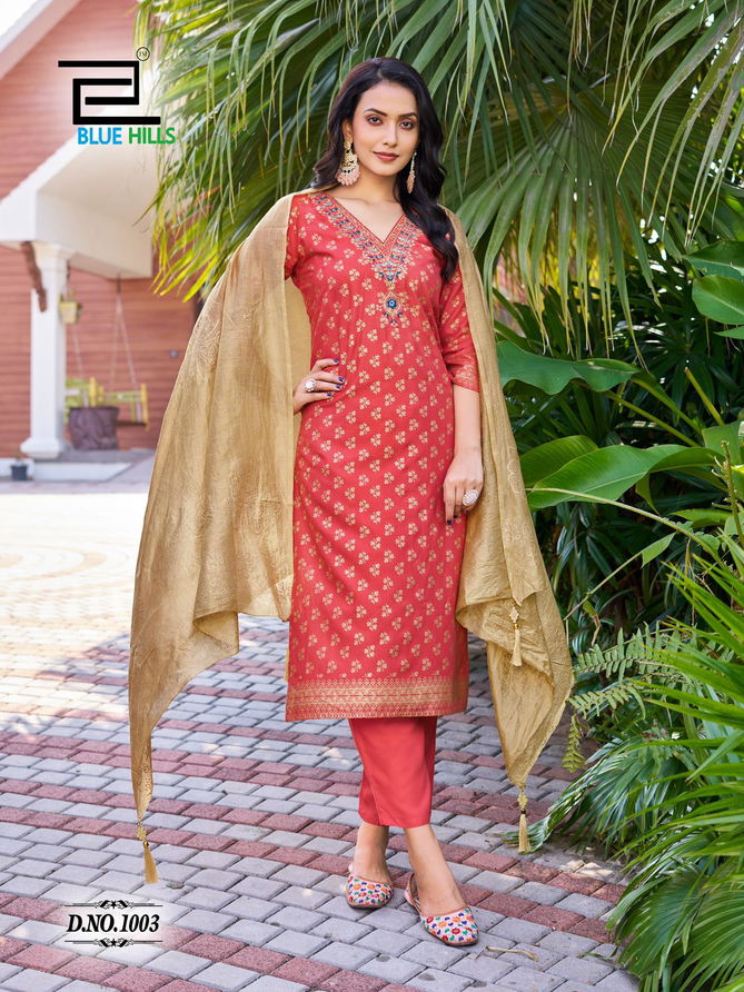 Lakshmi By Blue Hills Rayon Kurti With Bottom Dupatta Orders In India